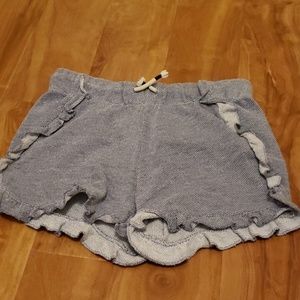 Blue and white shorts